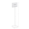 Azar Displays 11"x8.5" Pedestal Two-Sided Sign Holder Stand on Square Metal Base 300864 - alternate 3